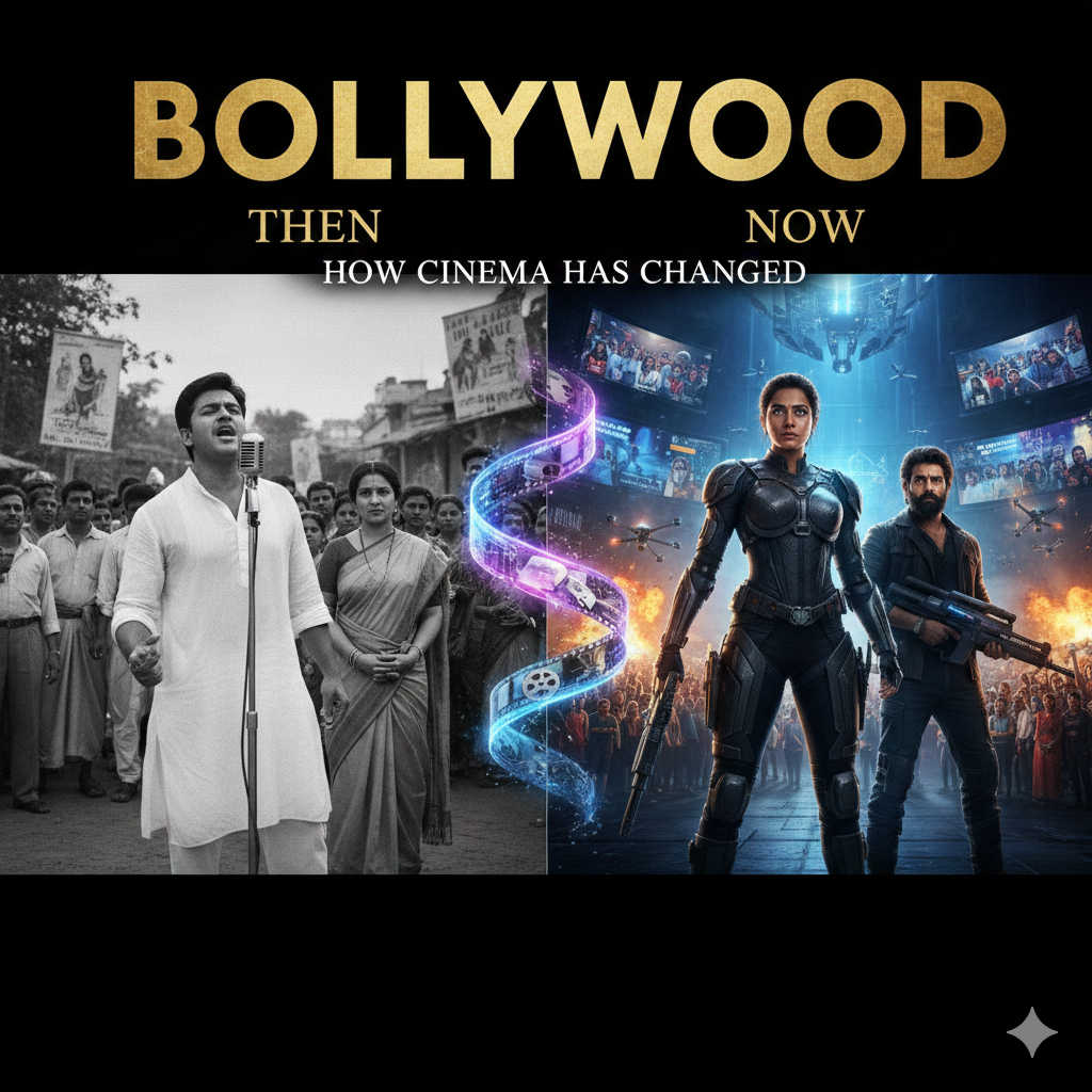 Bollywood Then vs Now: The Grand Evolution of Indian Cinema