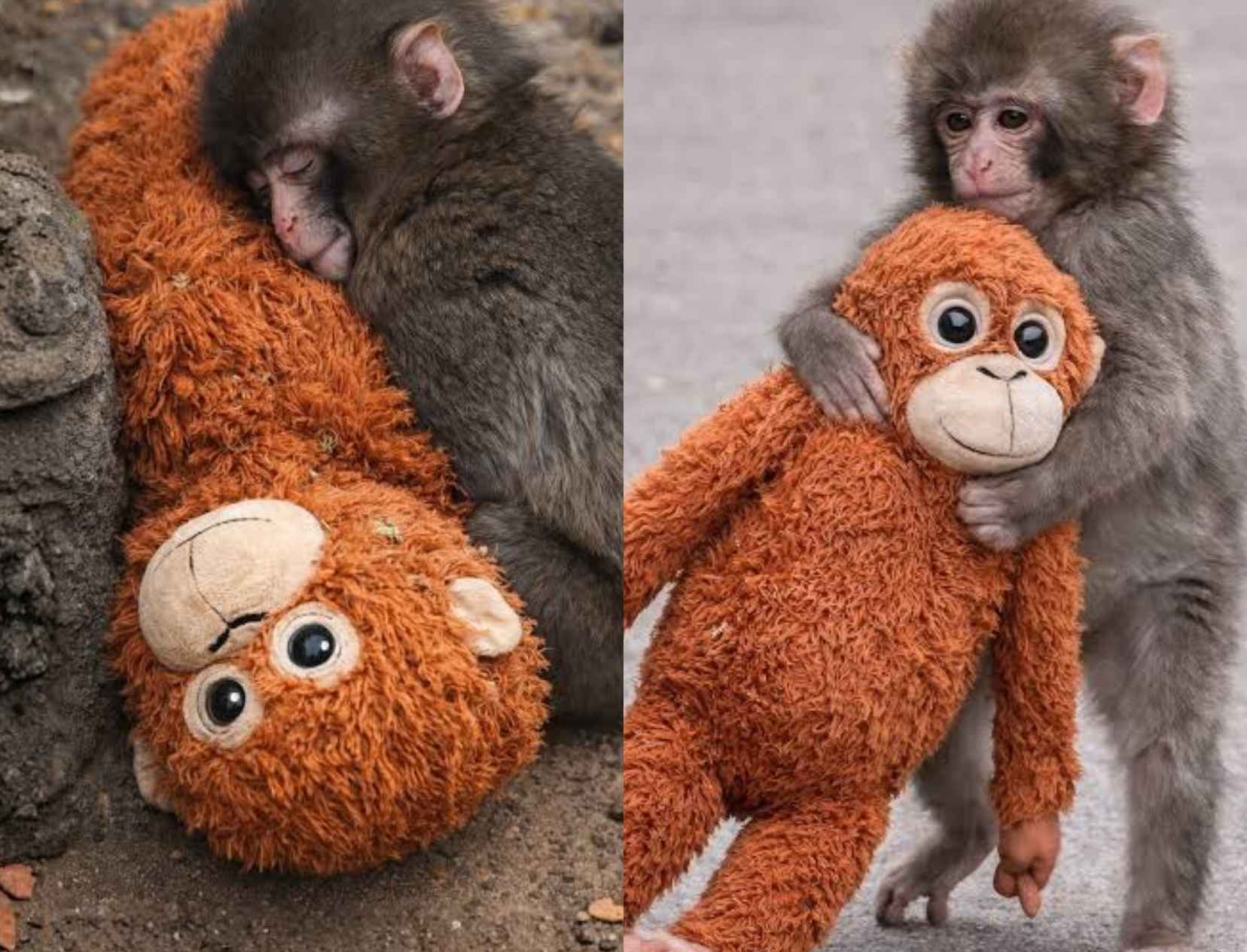 The Viral Abandoned Baby Monkey Hugged A Plushie, And The Internet Hugged Him Back; Know The Full Story Here!